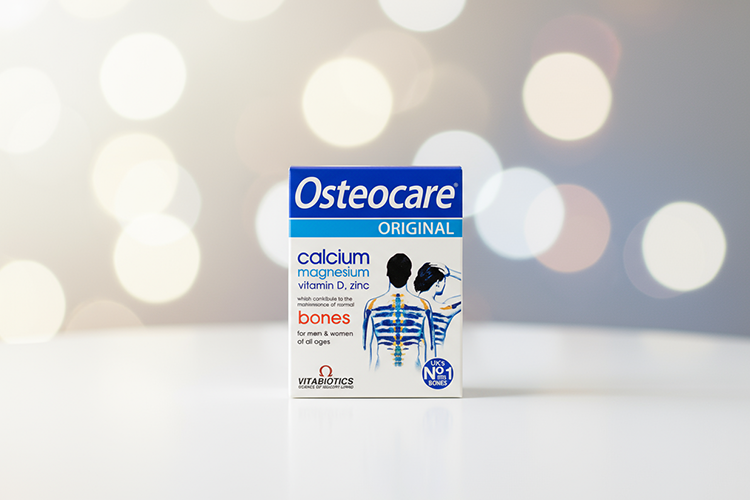 تصویر قرص استئوکر برای تقویت استخوان‌ ها و پیشگیری از یبوست